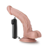 Dr. Skin - Dr. Sean Vibrator Met Zuignap 20 cm - Vanilla - PlayForFun